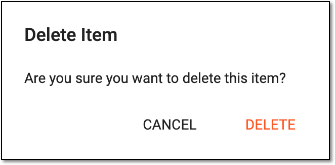 Deleting blind category