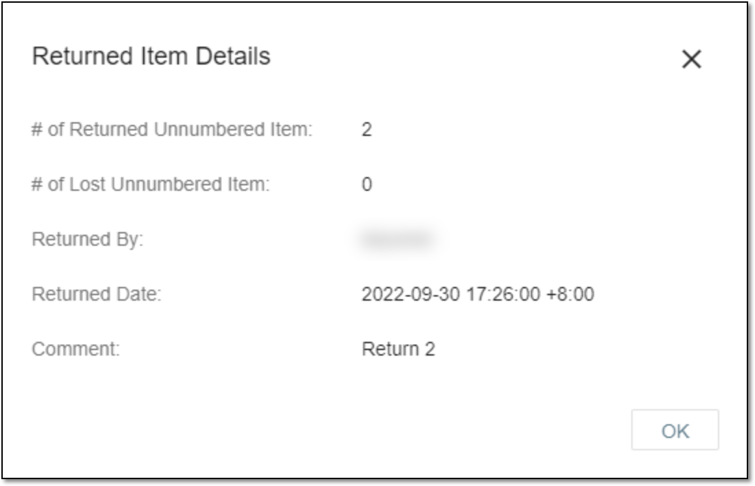 Viewing item details