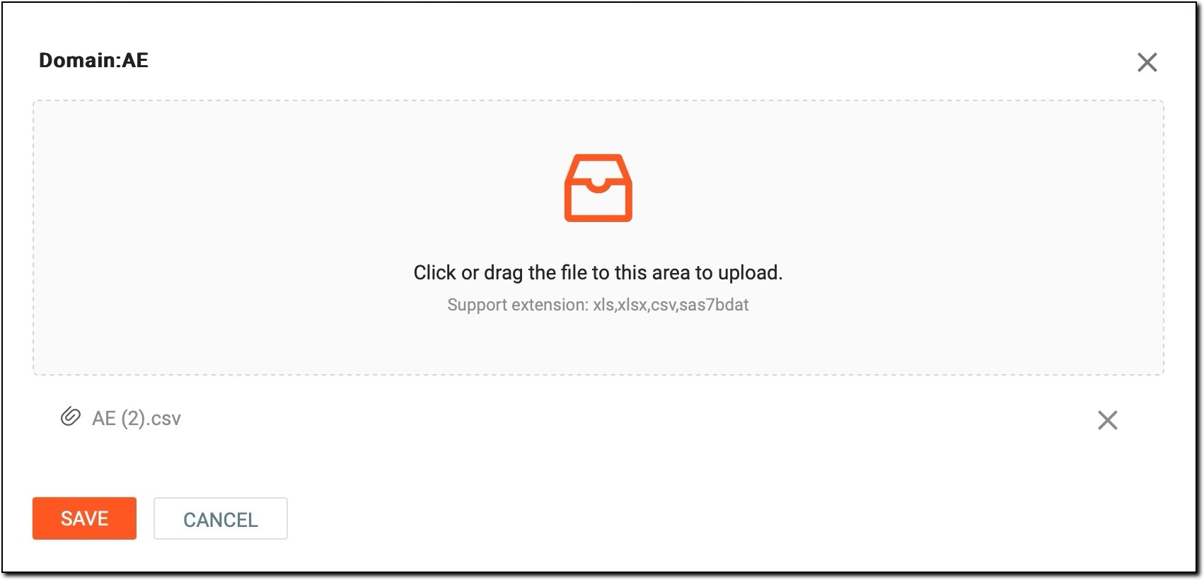 File prepared for uploading