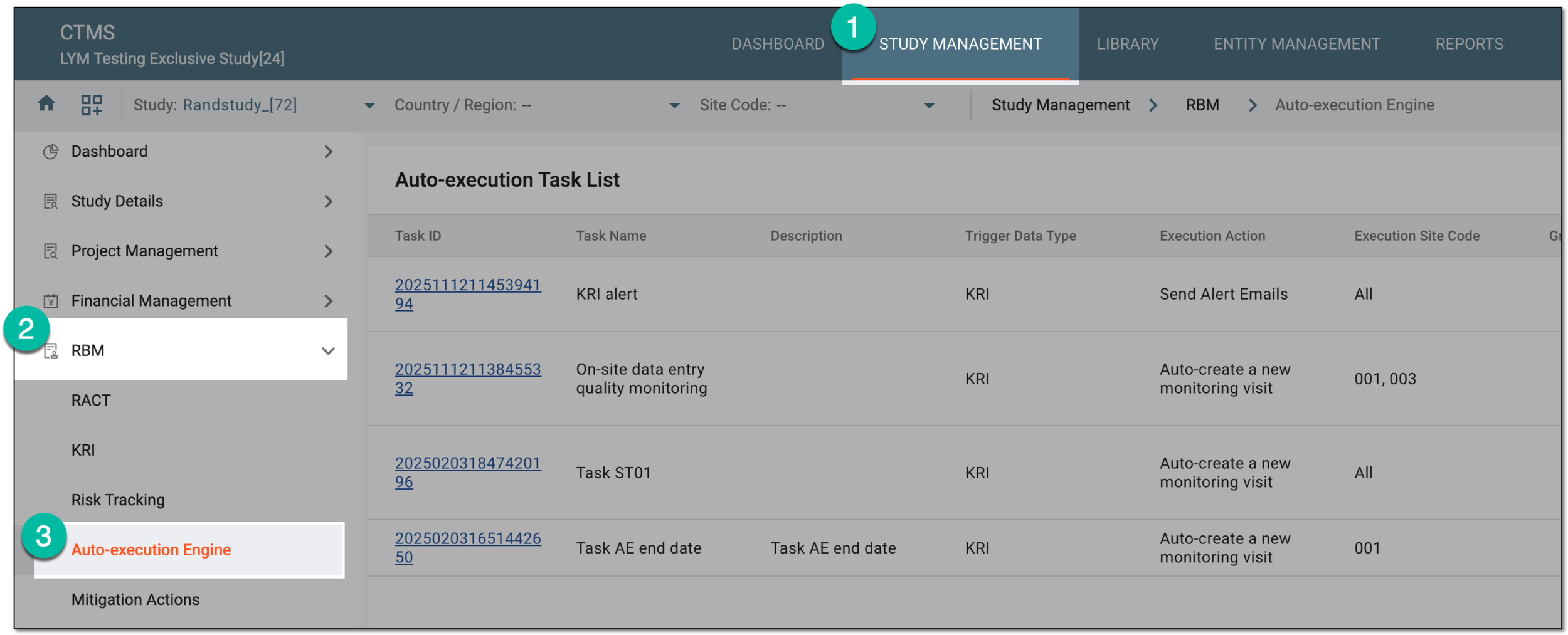 Accessing autoexecution engine