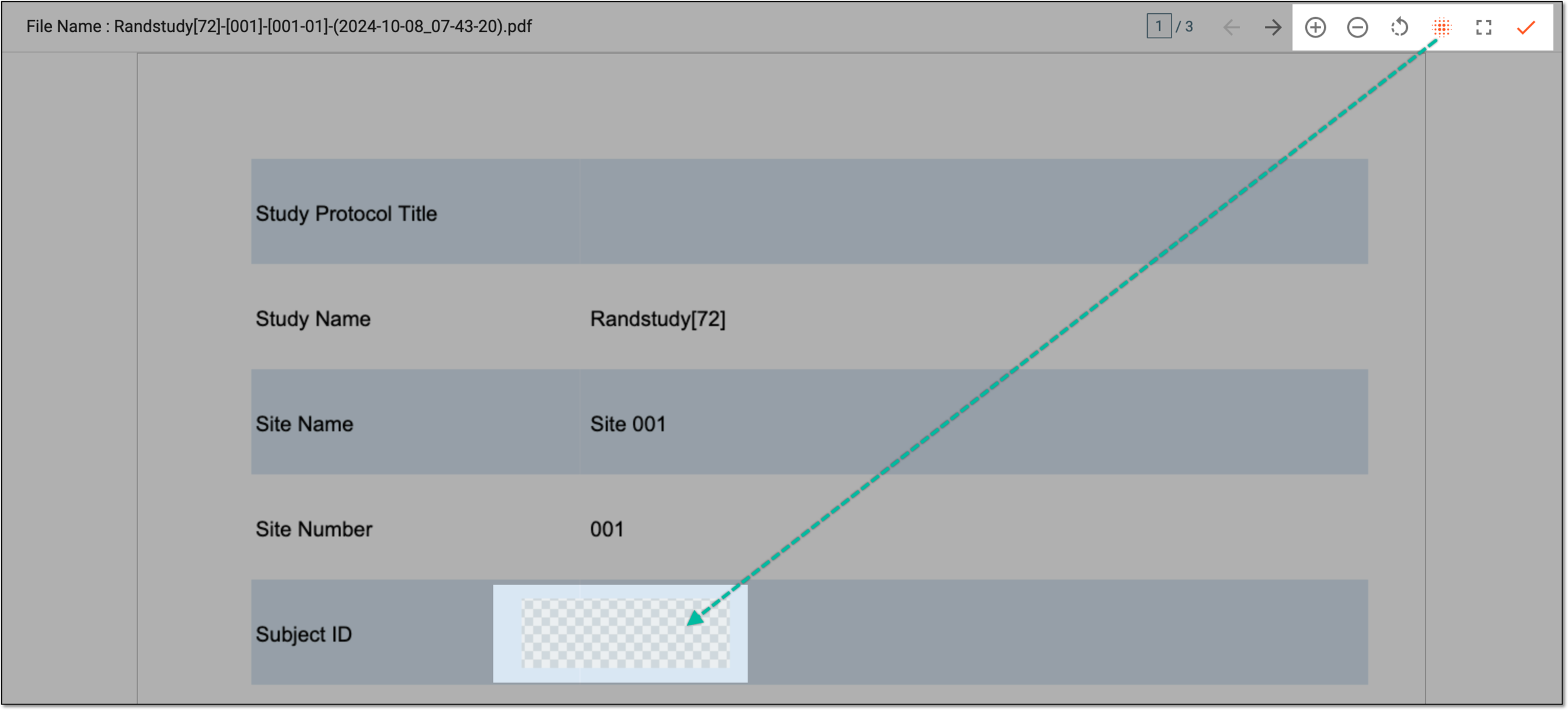 Redacting source document