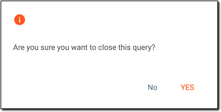 Viewing confirmation dialog
