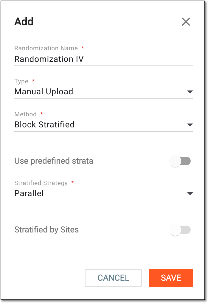 Adding new randomization scheme