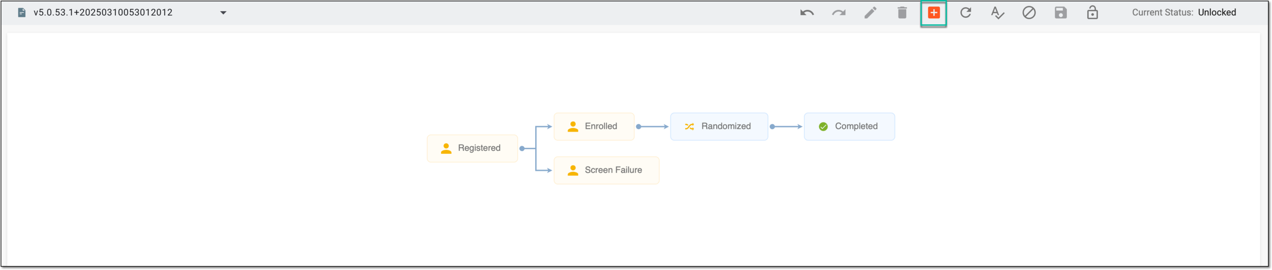 Selecting option to add phase