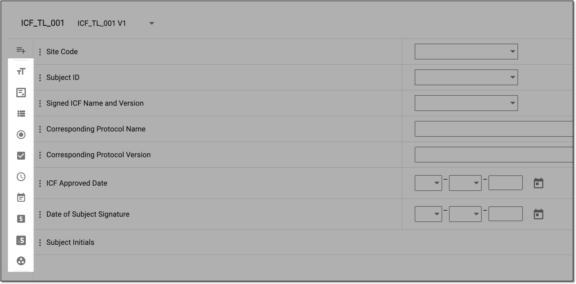 Available item types