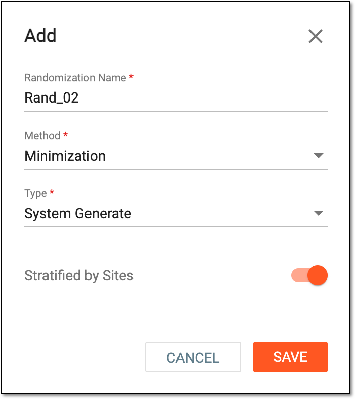 Adding new randomization scheme