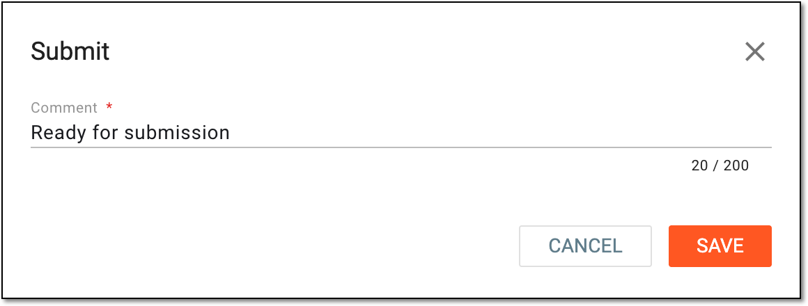 Submitting CRF version