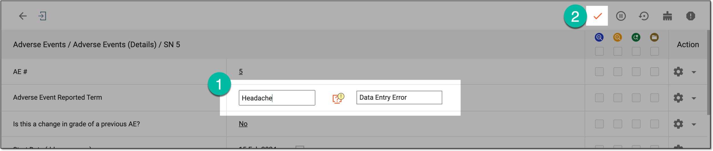 Resolving queries by updating data