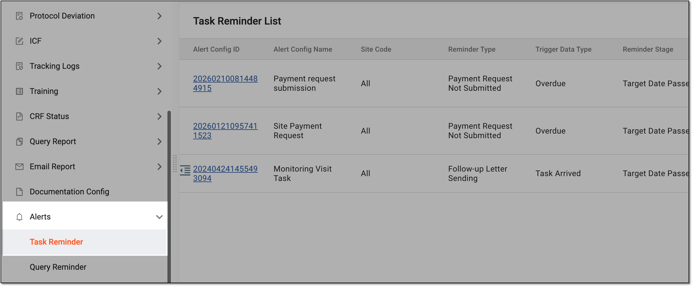 Accessing task reminders