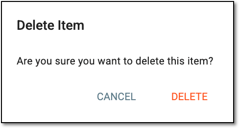 Confirming file deletion
