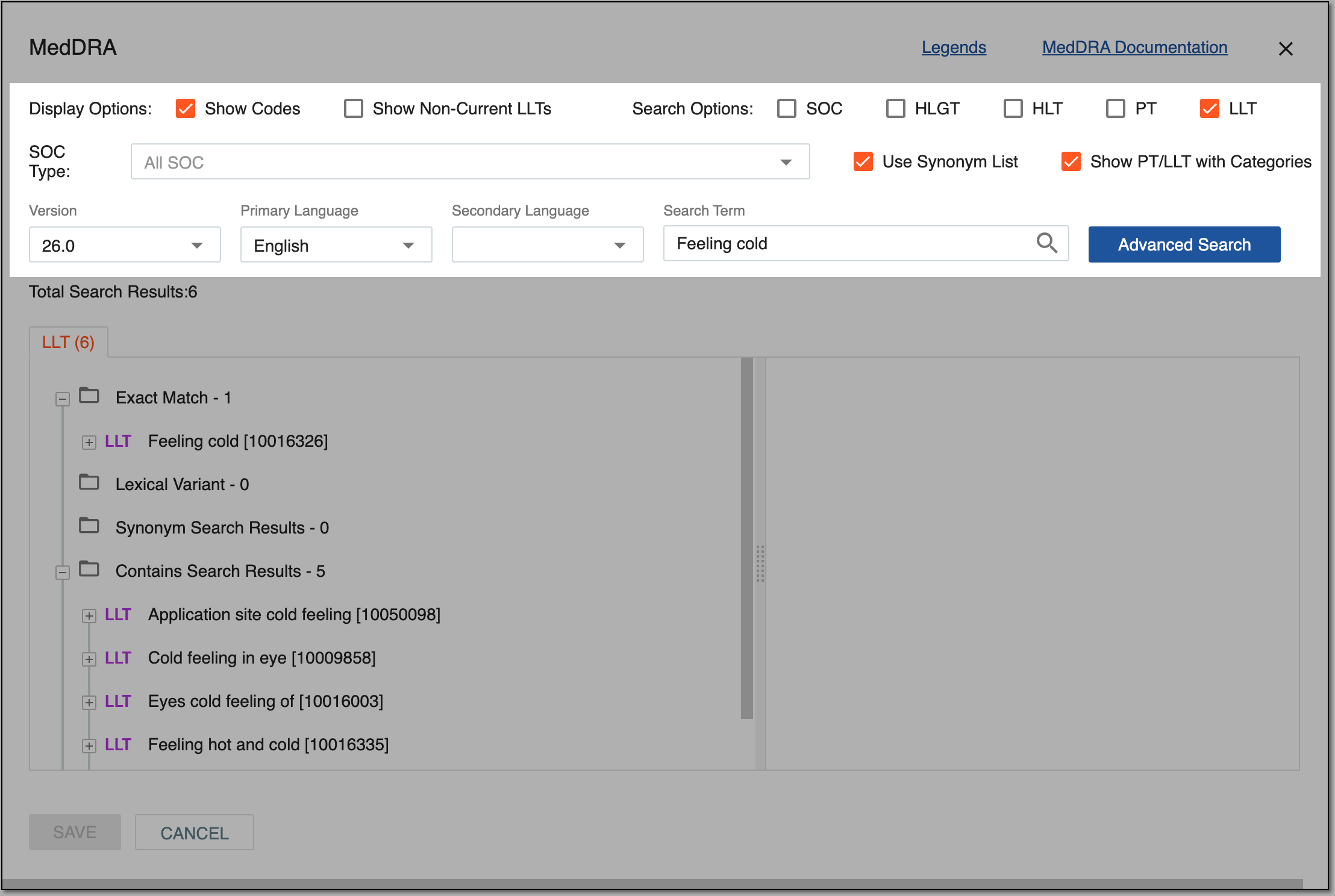 Customizing search results