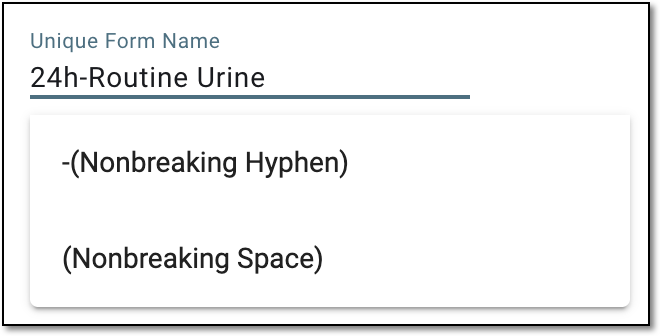 Adding elements to unique form name