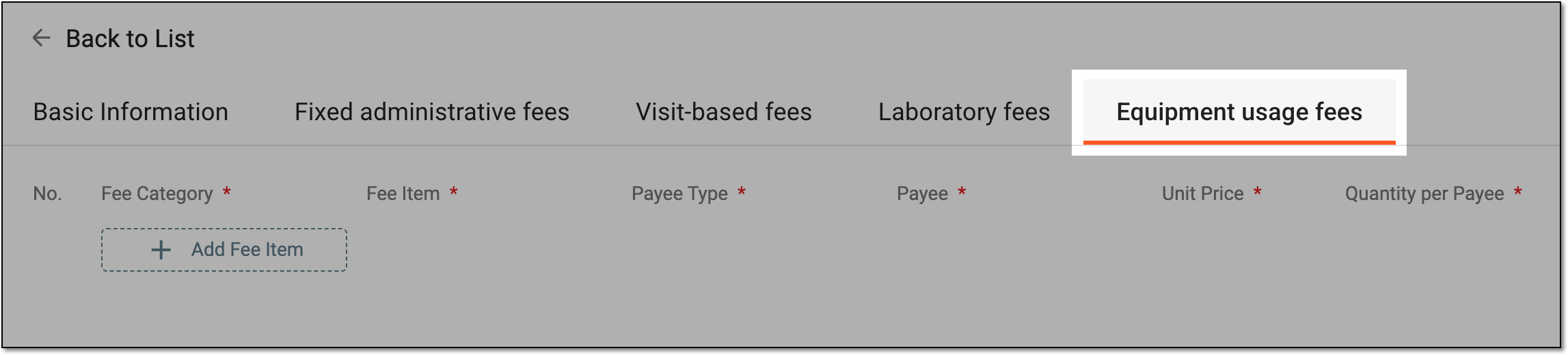 Accessing quantitative billing details to configure