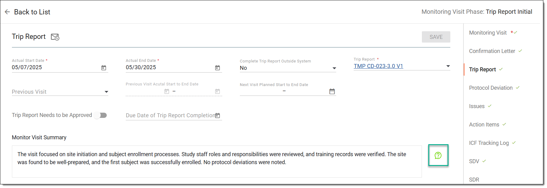 Accessing opened query