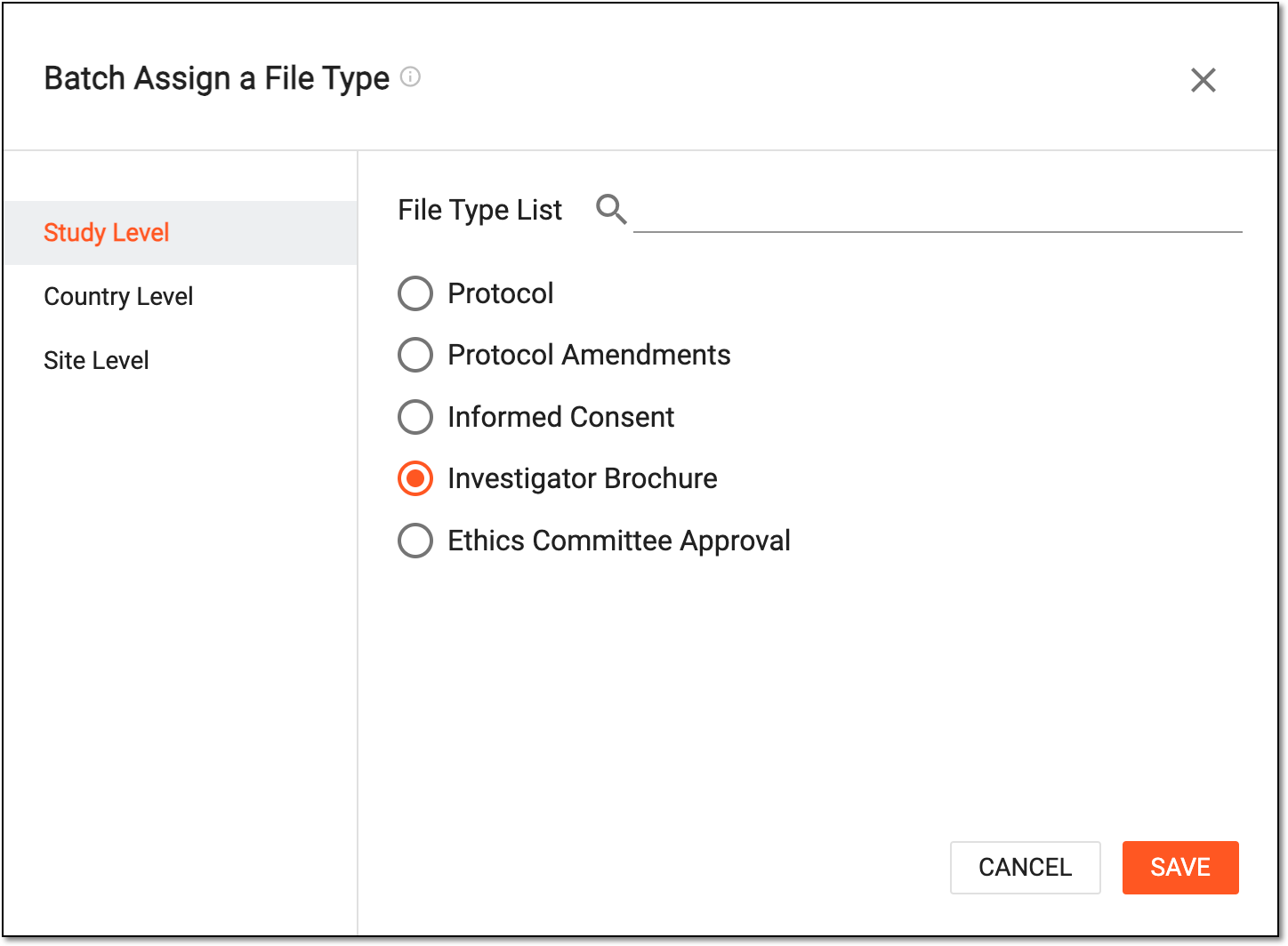 Assigning file type