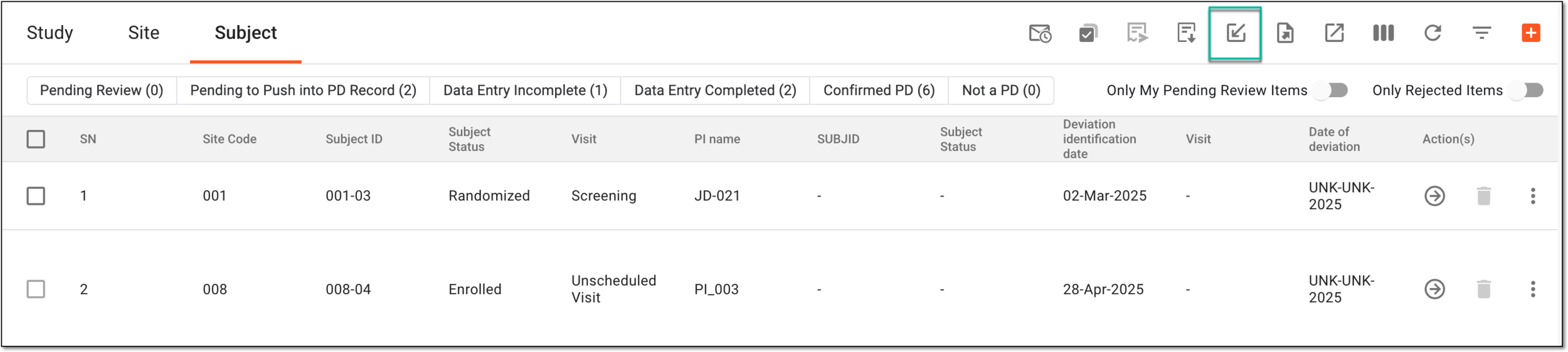 Importing potential PD