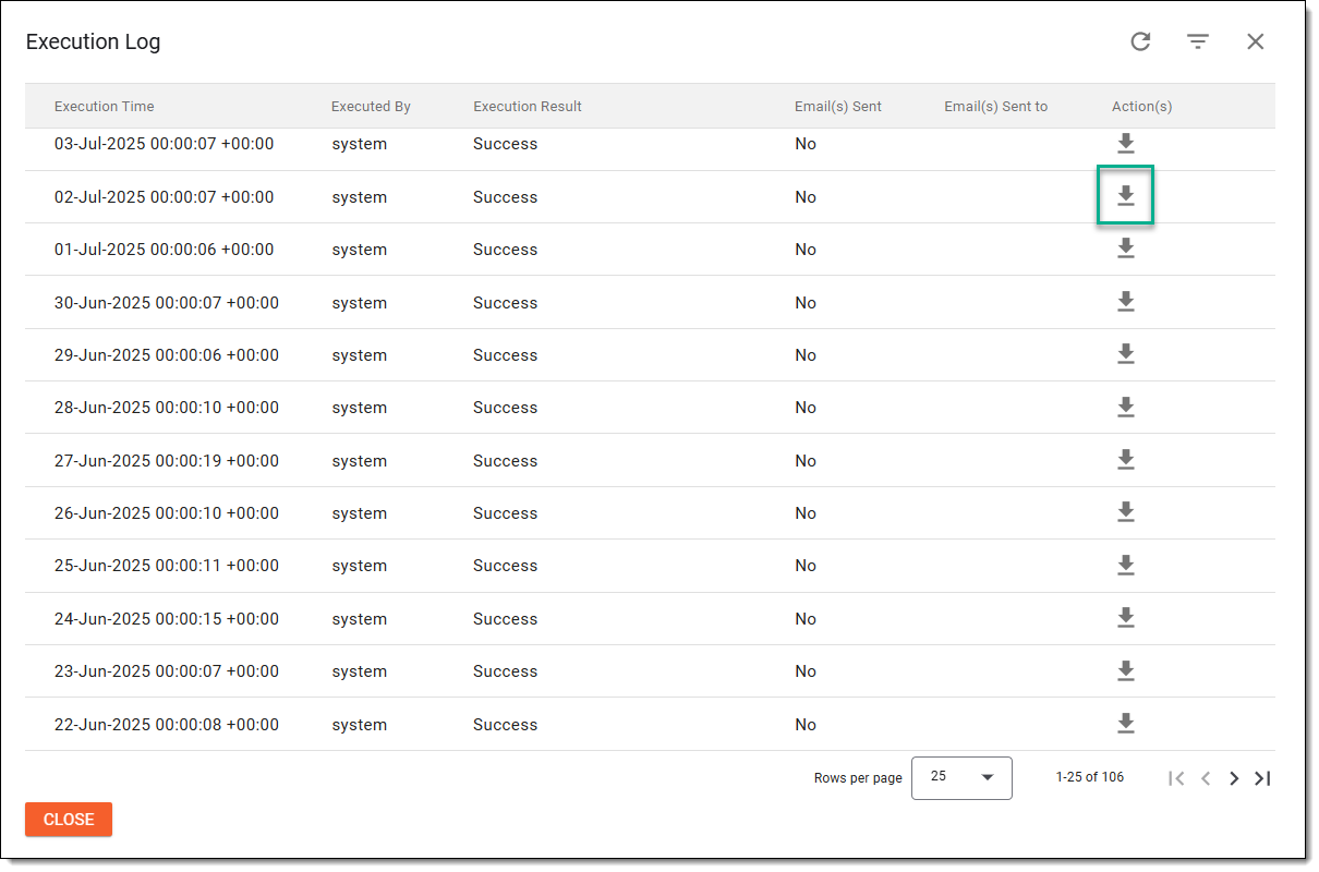 Downloading extracted file