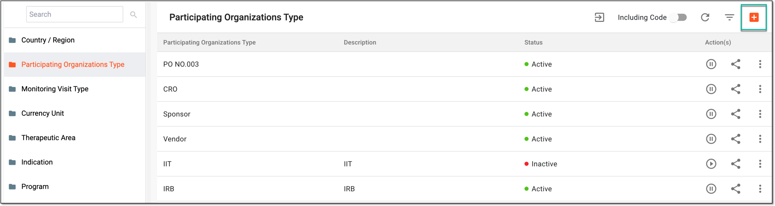 Selecting to add data elements to dictionary