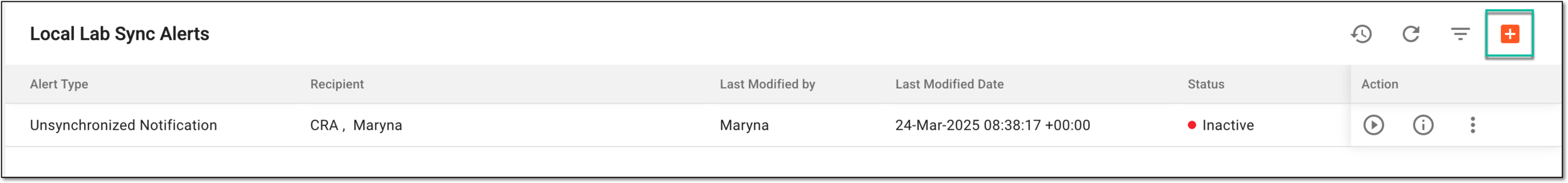Adding new unsynced lab version alert