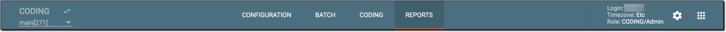 Accessing reporting functionality