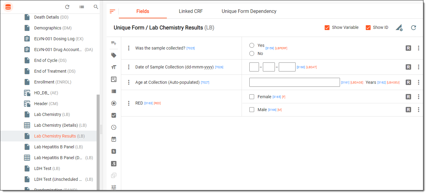 Viewing newly created form