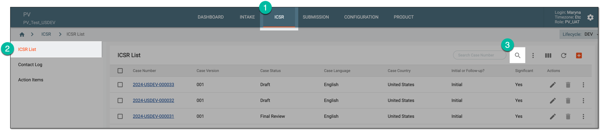 Accessing advanced search