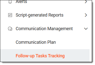Accessing follow-up tasks
