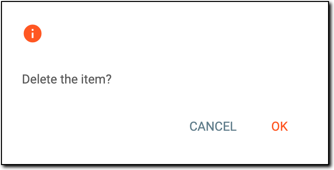 Confirming role deletion