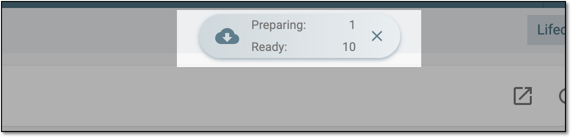 Downloads widget for supply for site