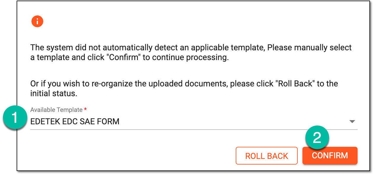 Selecting to reprocess